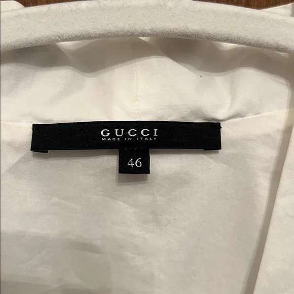 Gucci White Blouse with Button Detail - Picture 3 of 7